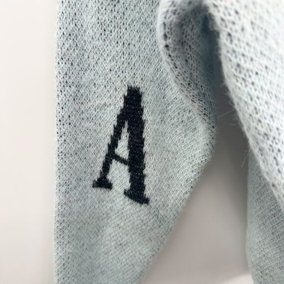 Aelfric Eden City of Love AW23 Crewneck Knit Sweater in Light Blue Size S NWT - Picture 7 of 15